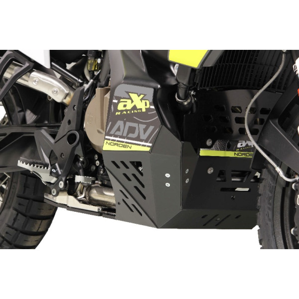Côté droit du sabot Adventure noir en plastique PEHD 8mm pour Husqvarna Norden 901