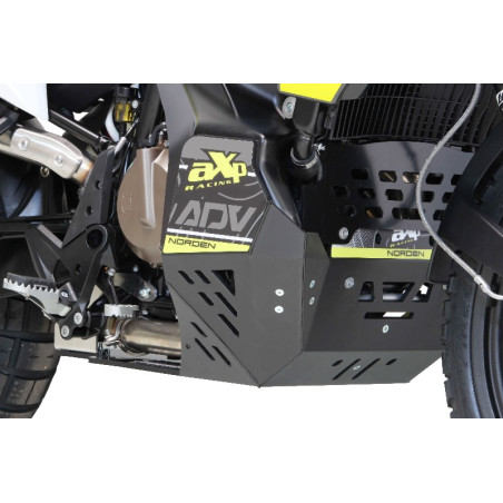 Côté droit du sabot Adventure noir en plastique PEHD 8mm pour Husqvarna Norden 901
