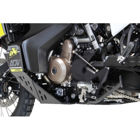 Vue arrière gauche sabot Adventure noir en plastique PEHD 8mm pour Norden 901