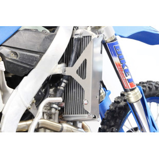 Protections de radiateurs en aluminium avec grille de protection en plastique PEHD pour TM Racing EN250Fi et EN300Fi 2