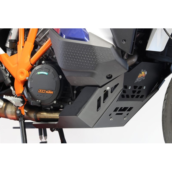 Côté droit du sabot noir en plastique PEHD 8mm pour KTM 1290 Super Adventure R