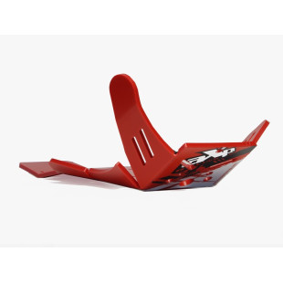Sabot rouge en plastique PEHD avec protection de biellette pour GasGas MC250F - EX250F - EX350F