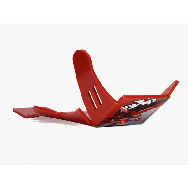 Sabot rouge en plastique PEHD avec protection de biellette pour GasGas MC250F - EX250F - EX350F