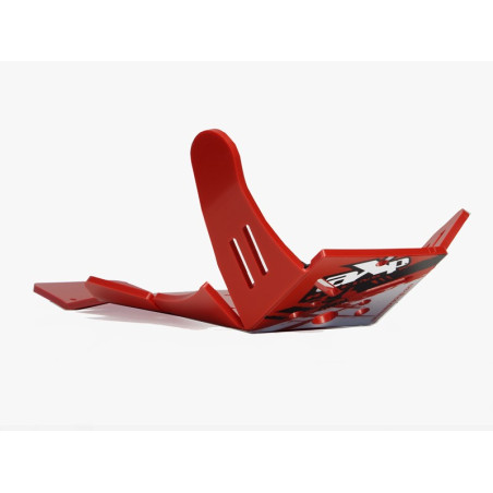 Sabot rouge en plastique PEHD avec protection de biellette pour GasGas MC250F - EX250F - EX350F