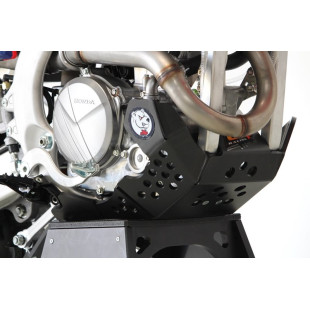 Sabot noir en plastique PEHD avec protection de biellette pour Honda CRF250 et CRF300 2