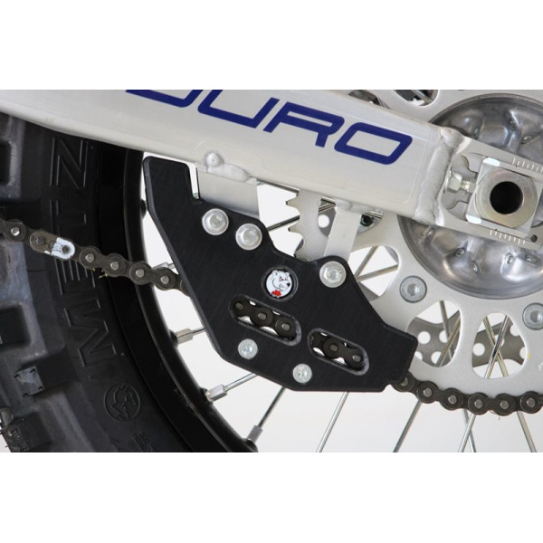 Side view of the chain guide in UHMW plastic for Honda
