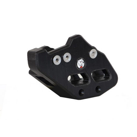 Guide chaine noir en plastique UHMW pour TM Racing