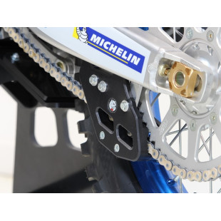 Guide chaine noir en plastique UHMW pour TM Racing 2