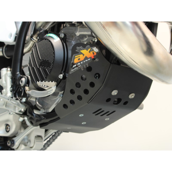 Côté droit du sabot en plastique PEHD noir 6mm pour KTM et Husqvarna 250 - 300
