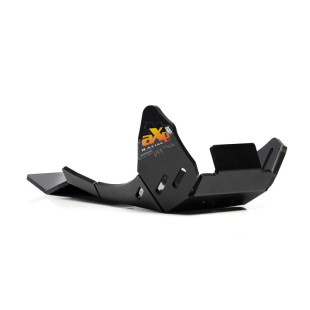 Sabot noir en plastique PEHD avec protection de biellette pour KTM 250-300 - Husqvarna 250-300