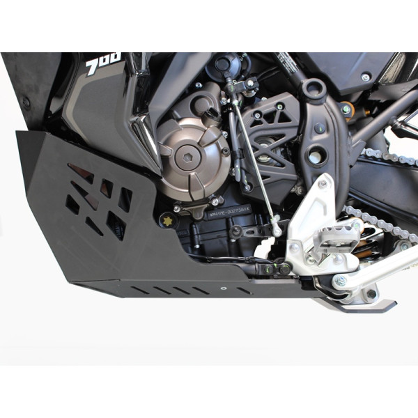 Côté gauche du sabot Adventure en plastique PEHD 8mm pour Yamaha Tenere World Raid