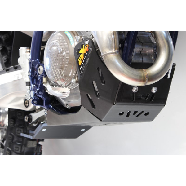 Côté droit du sabot noir en plastique PEHD avec protection de biellette pour KTM - Husqvarna