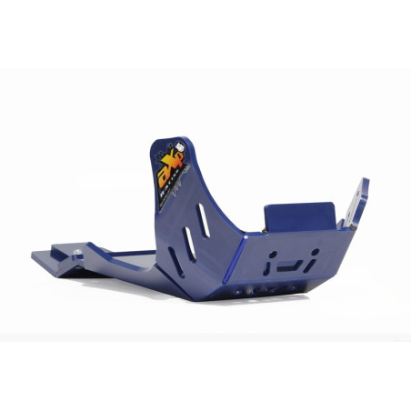 Sabot bleu en plastique PEHD avec protection de biellette pour Husqvarna FC450 - FE450
