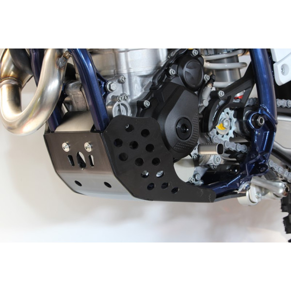 Côté gauche du sabot noir en plastique PEHD pour KTM - Husqvarna